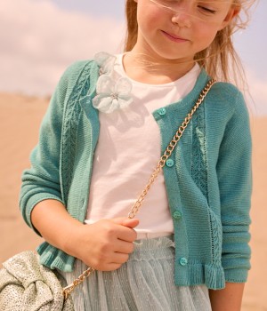 Ζακέτα πλεκτή κορίτσι