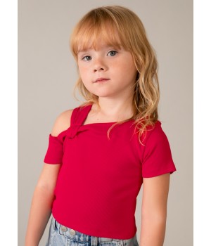 Ασύμμετρη μπλούζα κορίτσι