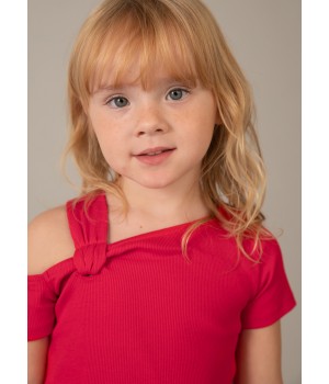 Ασύμμετρη μπλούζα κορίτσι