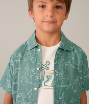Πουκάμισο σταμπωτό αγόρι