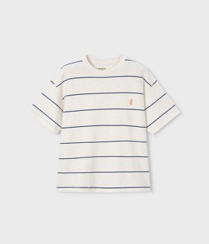 Μπλούζα αγόρι  ριγε Boston Kids