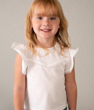 Μπλούζα με βολάν κορίτσι