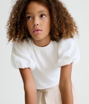 Μπλούζα φουσκωτά μανίκια κορίτσι