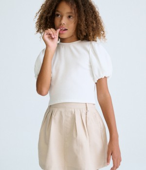 Μπλούζα φουσκωτά μανίκια κορίτσι