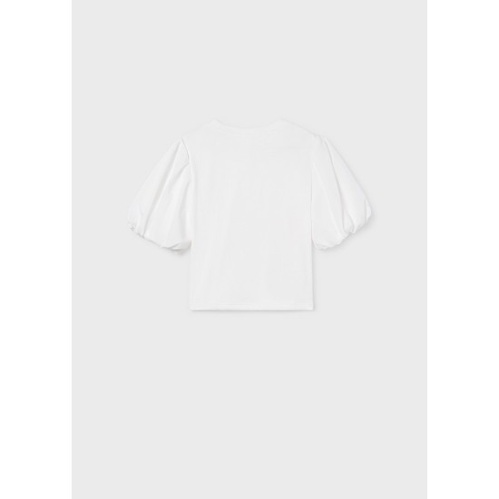 Μπλούζα φουσκωτά μανίκια κορίτσι