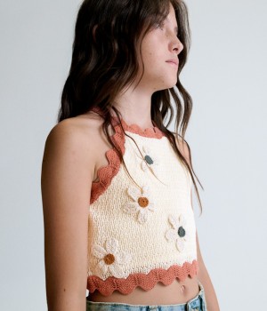 Πλεκτό τοπ κορίτσι