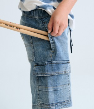 Βερμούδα τζιν cargo αγόρι