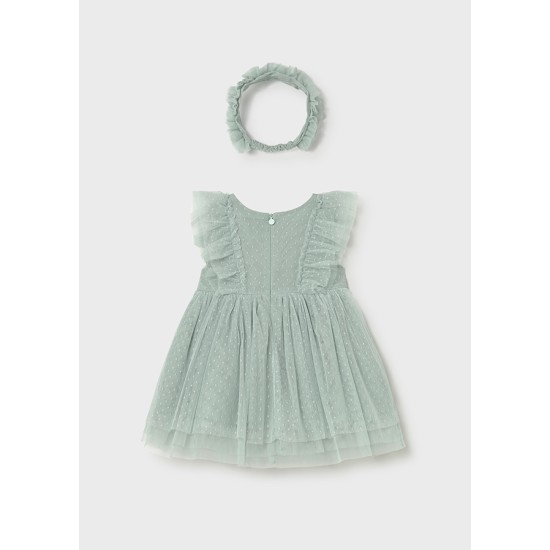 Φόρεμα τούλι με κορδέλα