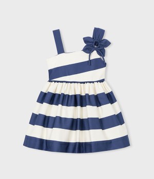 Φόρεμα αμπιγέ ασυμμέτρο κορίτσι