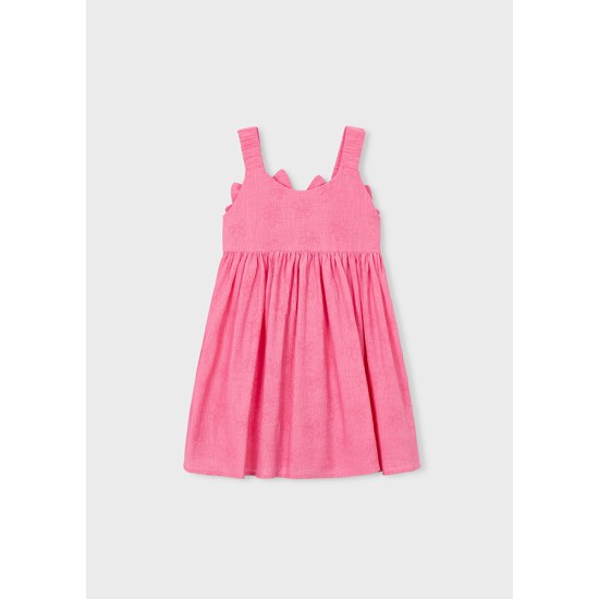 Φόρεμα αμπιγέ λουλούδια κορίτσι