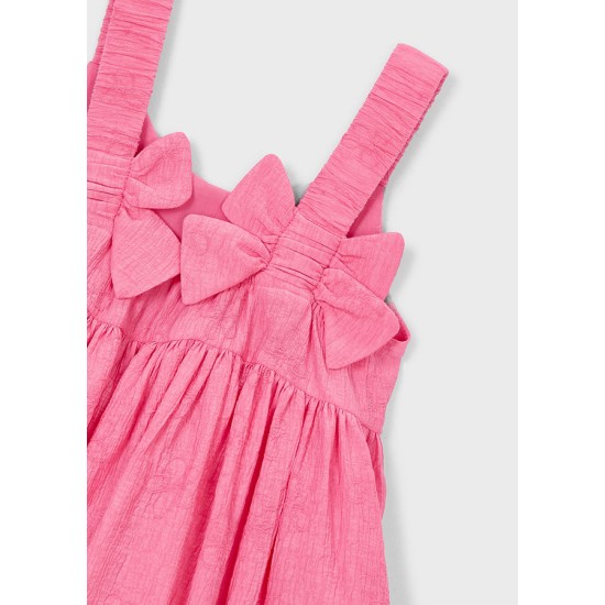 Φόρεμα αμπιγέ λουλούδια κορίτσι