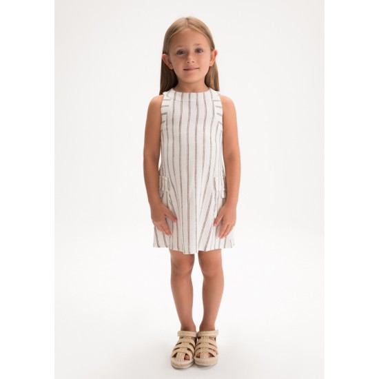 Ριγέ φόρεμα κορίτσι Κωδ. 26-03929-024