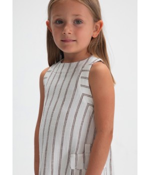 Ριγέ φόρεμα κορίτσι Κωδ. 26-03929-024