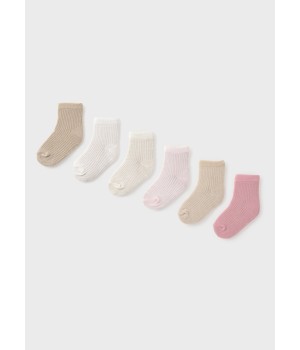 Καλτσάκια Νεογέννητο 6 ζευγάρια