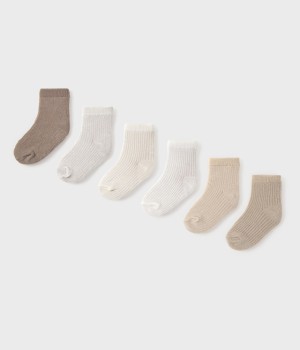 Καλτσάκια Νεογέννητο 6 ζευγάρια