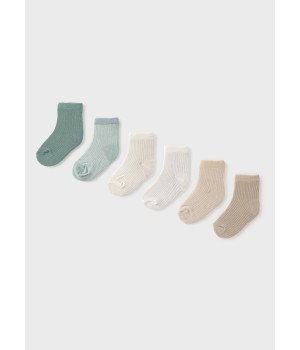 Σετ 6 ζευγάρια Καλτσάκια Νεογέννητο