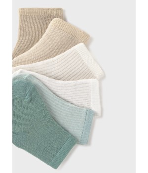 Σετ 6 ζευγάρια Καλτσάκια Νεογέννητο