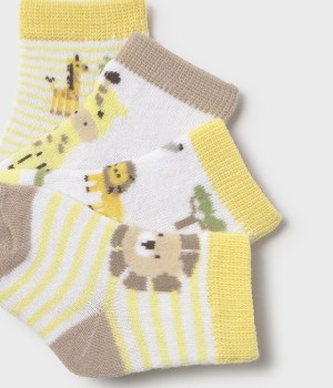 Σετ 4 ζευγάρια Καλτσάκια Νεογέννητο