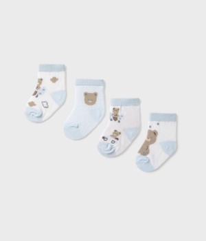 Καλτσάκια Νεογέννητο 4 ζευγάρια