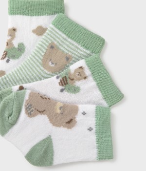 Καλτσάκια Νεογέννητο 4 ζευγάρια