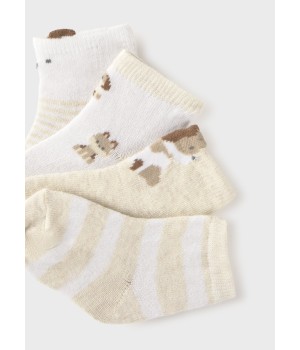 Σετ 4 ζευγάρια Καλτσάκια Νεογέννητο
