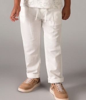 Παντελόνι λινό relaxed