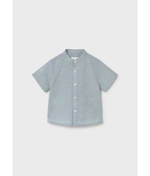 Πουκάμισο λινό γιακά μαο