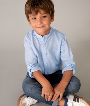 Πουκάμισο γιακάς mao αγόρι