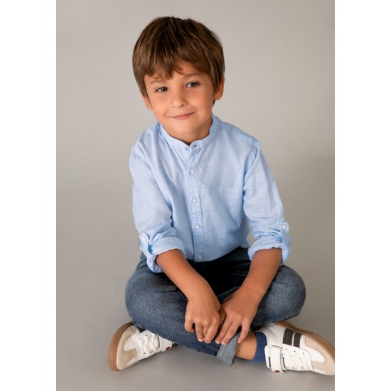 Πουκάμισο γιακάς mao αγόρι