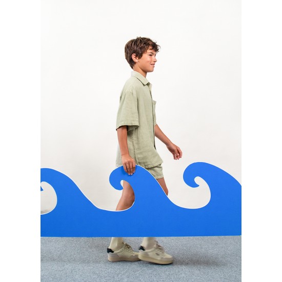 Πουκάμισο λινό comfy Boston Kids