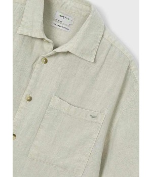Πουκάμισο λινό comfy Boston Kids