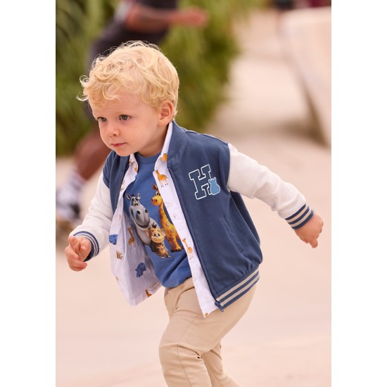 Ζακέτα φουτέρ χωρίς κουκούλα