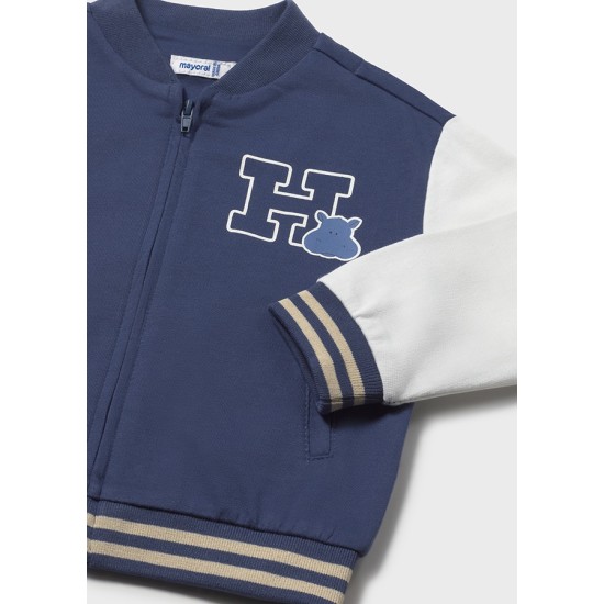 Ζακέτα φουτέρ χωρίς κουκούλα