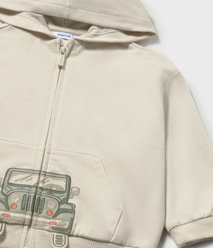 Ζακέτα με κουκούλα 