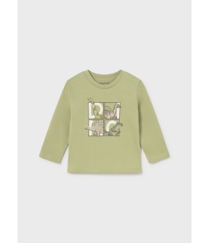 T-Shirt μακρ/κο δεινοσαυροι - Χακι