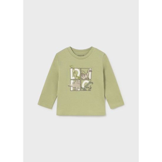 T-Shirt μακρ/κο δεινοσαυροι - Χακι