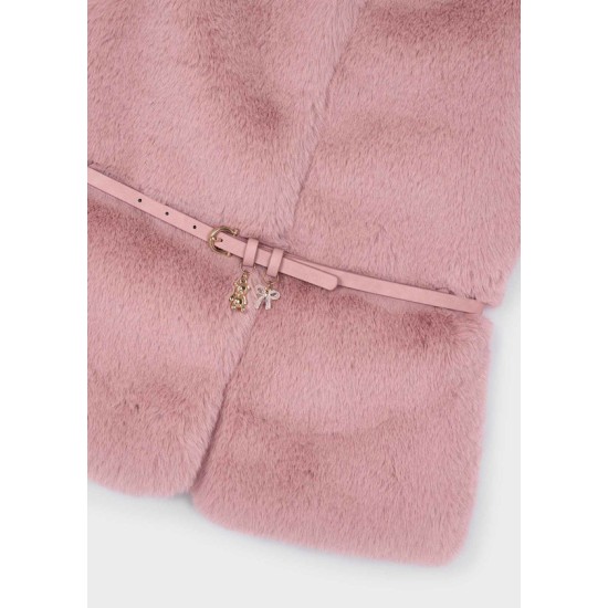 Γιλέκο γούνα ζώνη Γιλέκο γούνα ζώνη