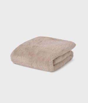 Κουβέρτα γούνα pom pom