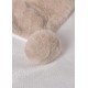 Κουβέρτα γούνα pom pom Κουβέρτα γούνα pom pom