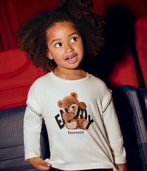 Μπλούζα μακρυμάνικη αρκουδάκι Μπλούζα μακρυμάνικη αρκουδάκι