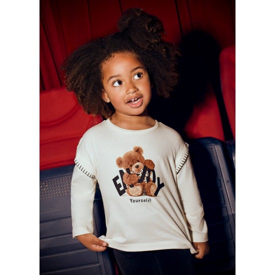 Μπλούζα μακρυμάνικη αρκουδάκι Μπλούζα μακρυμάνικη αρκουδάκι