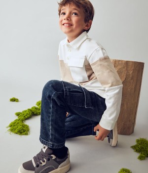 Παντελόνι μαλακό τζιν cargo Παντελόνι μαλακό τζιν cargo