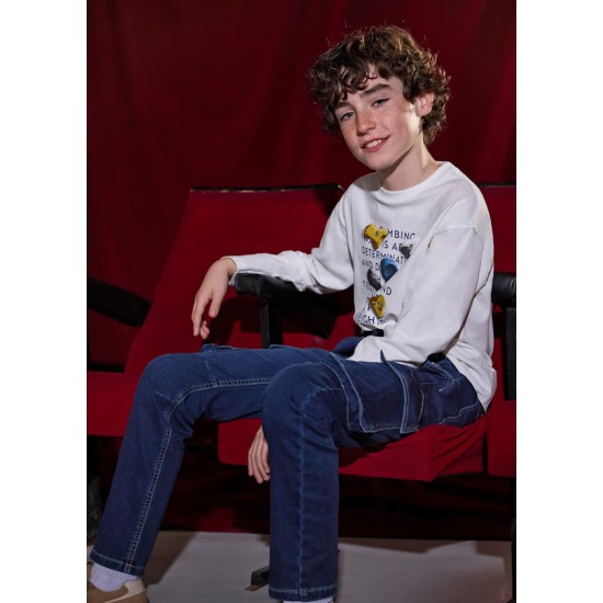 Παντελόνι soft  denim jogger Παντελόνι soft  denim jogger