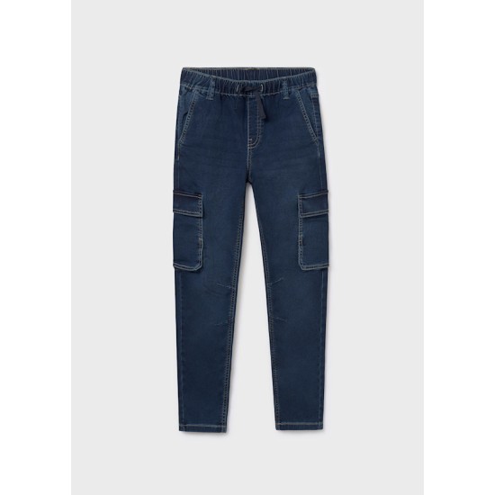 Παντελόνι soft  denim jogger Παντελόνι soft  denim jogger