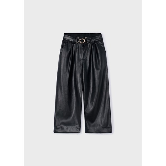 Παντελόνι τζιν pu wide leg Παντελόνι τζιν pu wide leg