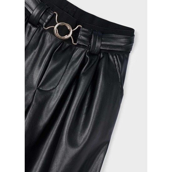 Παντελόνι τζιν pu wide leg Παντελόνι τζιν pu wide leg