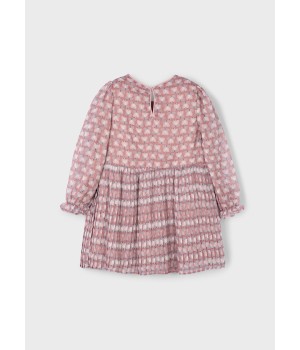 Φόρεμα πλισέ σταμπωτό