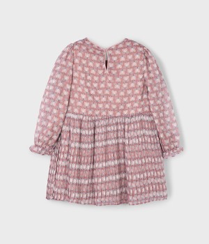 Φόρεμα πλισέ σταμπωτό Φόρεμα πλισέ σταμπωτό