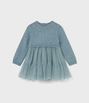 Φόρεμα συνδυασμένο πλεκτό Φόρεμα συνδυασμένο πλεκτό