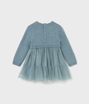 Φόρεμα συνδυασμένο πλεκτό Φόρεμα συνδυασμένο πλεκτό